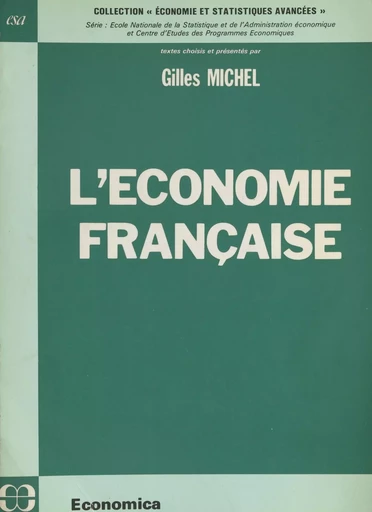 L'économie française -  - FeniXX réédition numérique