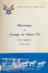 Historique du groupe de chasse I-2 : "Cigognes", 1914-1945