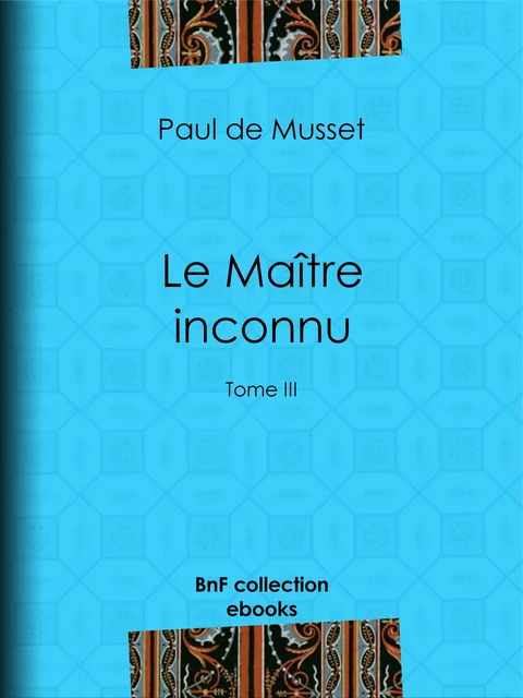 Le Maître inconnu - Paul de Musset - BnF collection ebooks