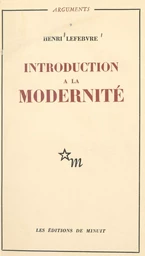 Introduction à la modernité