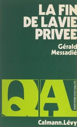 La fin de la vie privée