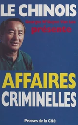 Affaires criminelles