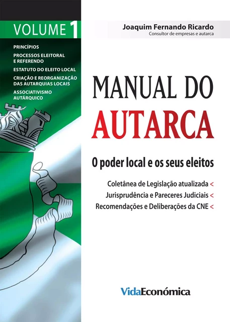 Manual do Autarca - Joaquim Fernando Ricardo - Vida Económica Editorial