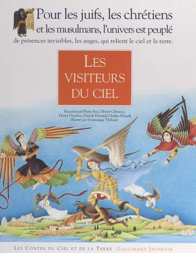 Les visiteurs du ciel - Pierre Boz, Olivier Clément, Henry Decaëns, Patrick Hériard, Aline Mopsik, Charles Mopsik - (Gallimard Jeunesse) réédition numérique FeniXX