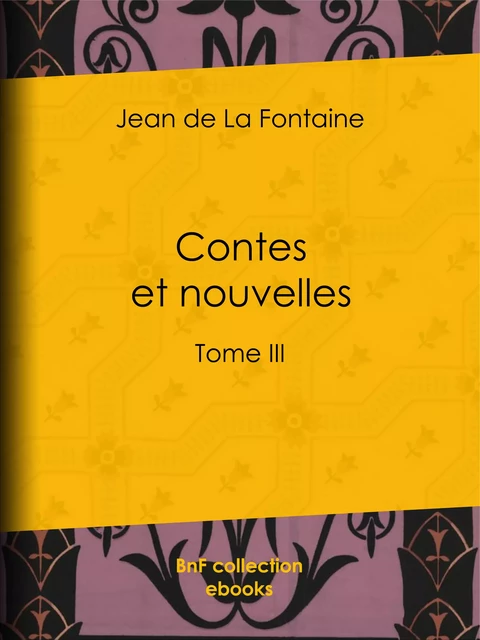 Contes et nouvelles - Jean De La Fontaine - BnF collection ebooks