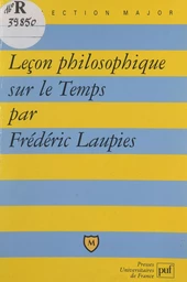 Leçon philosophique sur le temps