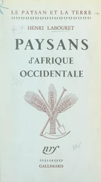 Paysans d'Afrique occidentale