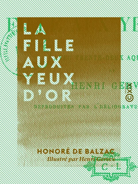 La Fille aux yeux d'or - Honoré de Balzac - Collection XIX