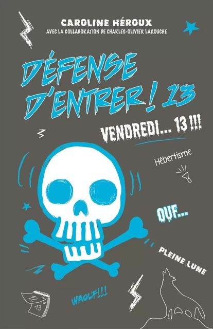 Défense d'entrer ! 13 - Vendredi 13 - Caroline Héroux - Éditions Défendu!