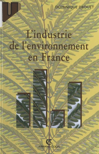 L'industrie de l'environnement en France - Dominique Drouet - (Armand Colin) réédition numérique FeniXX