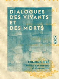 Dialogues des vivants et des morts