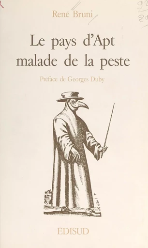 Le pays d'Apt malade de la peste - René Bruni - (Edisud) réédition numérique FeniXX