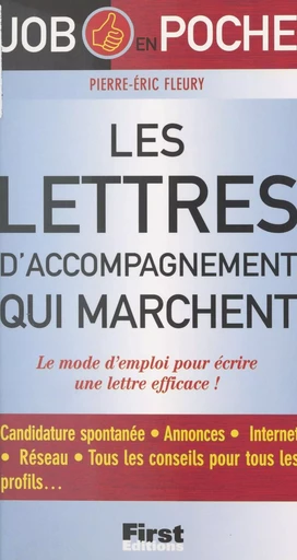 Les lettres d'accompagnement qui marchent - Pierre-Éric Fleury - First (réédition numérique FeniXX)