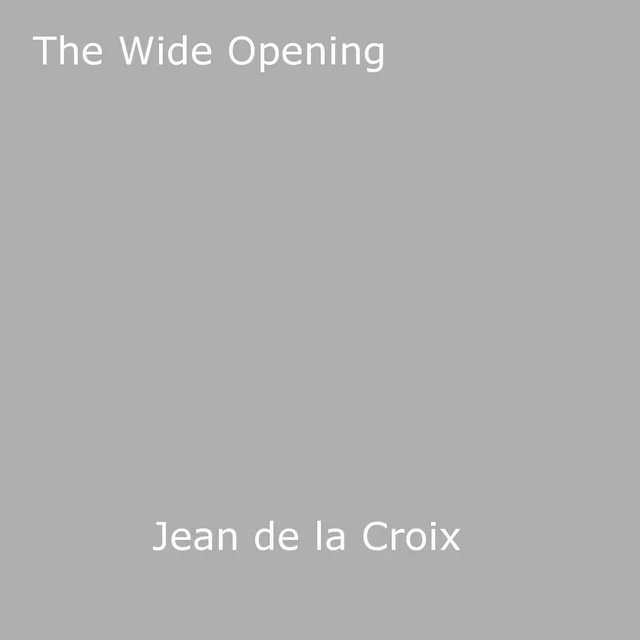 The Wide Opening - Jean De La Croix - Disruptive Publishing