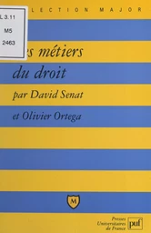 Les métiers du droit