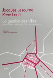 La gestion des villes