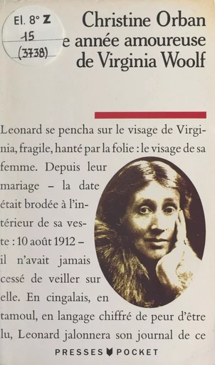 Une année amoureuse de Virginia Woolf - Christine Orban - (Pocket) réédition numérique FeniXX