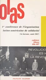 Première conférence de l'organisation latino-américaine de solidarité