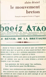 Le mouvement breton de 1919 à 1945