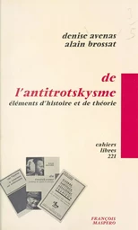 De l'antitrotskysme