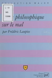 Leçon philosophique sur le mal