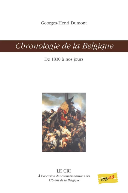 Chronologie de la Belgique - Georges-Henri Dumont - Le Cri