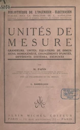 Unités de mesure