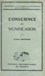 Conscience et signification