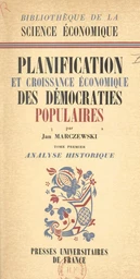 Planification et croissance économique des démocraties populaires (1)