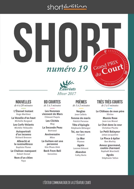 SHORT 19 - Auteurs Collectif - shortEdition