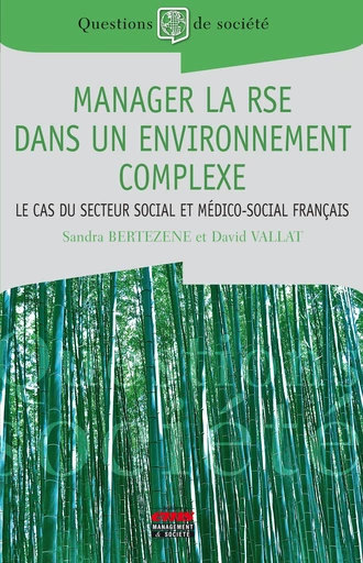 Manager la RSE dans un environnement complexe - Sandra Bertezene, David Vallat - Éditions EMS