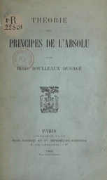 Théorie des principes de l'absolu