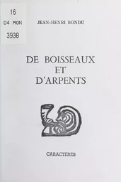 De boisseaux et d'arpents