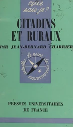 Citadins et ruraux