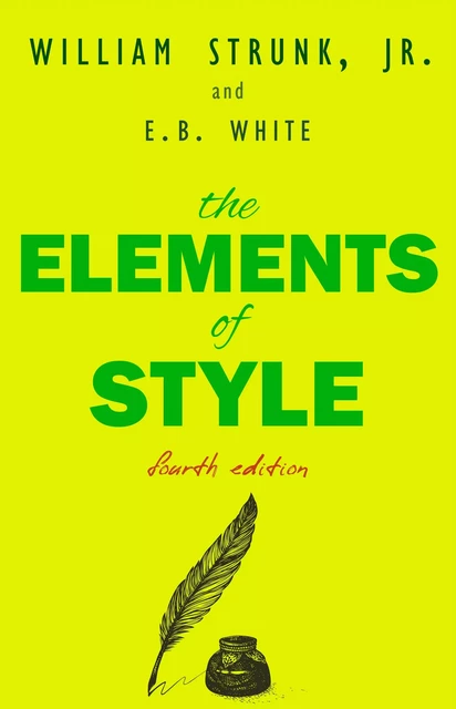 The Elements of Style, Fourth Edition - William Strunk, Jr. - Pandora's Box