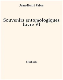 Souvenirs entomologiques - Livre VI