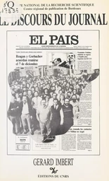 Le discours du journal : «El Pais»