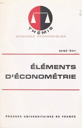 Éléments d'économétrie