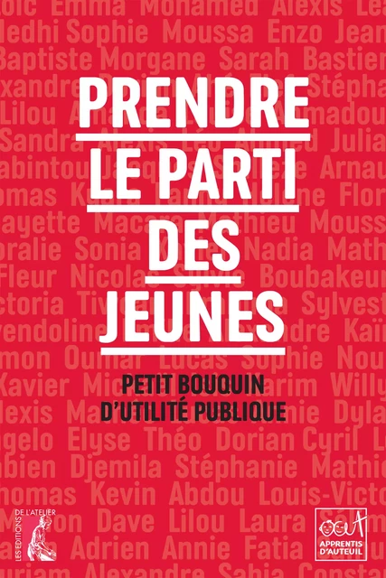 Prendre le parti des jeunes - Les Apprentis d'Auteuil - Éditions de l'Atelier