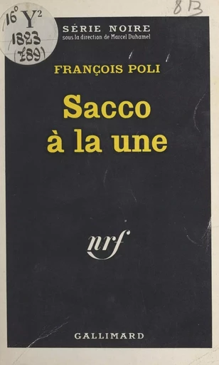 Sacco à la une - François Poli - Gallimard (réédition numérique FeniXX)