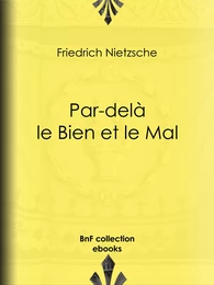 Par-delà le Bien et le Mal