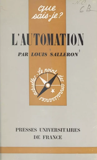 L'automation - Louis Salleron - (Presses universitaires de France) réédition numérique FeniXX