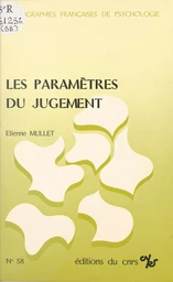 Les paramètres du jugement