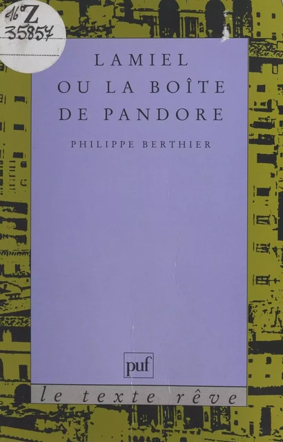 Lamiel ou La boîte de Pandore - Philippe Berthier - Presses universitaires de France (réédition numérique FeniXX)