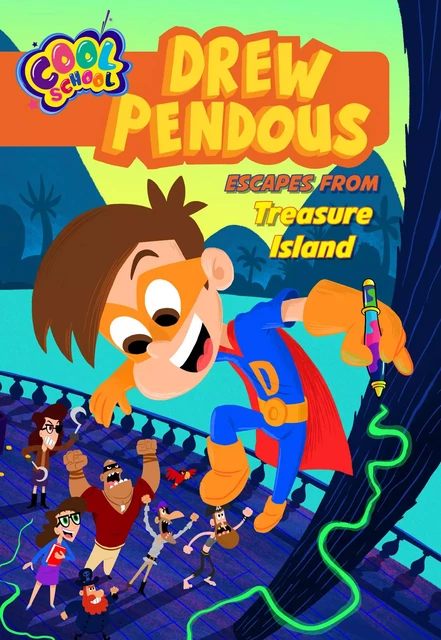 Drew Pendous Escapes from Treasure Island (Drew Pendous #4) - Drew Pendous - Sterling Children's Books