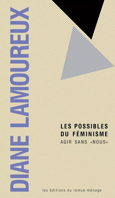 Les possibles du féminisme - Diane Lamoureux - Éditions du remue-ménage