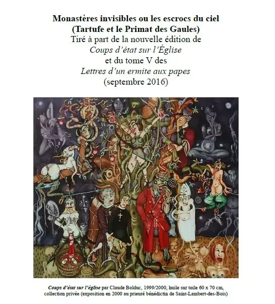 Monastères invisibles ou les escrocs du ciel - Frère Ermite - Pascal Maurice éditeur