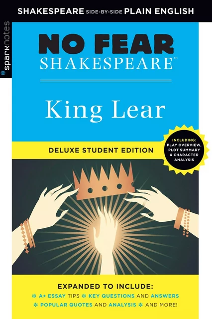 King Lear: No Fear Shakespeare Deluxe Student Edition -  SparkNotes - Spark