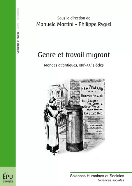 Genre et travail migrant - Philippe Rygiel, Manuela Martini - Publibook