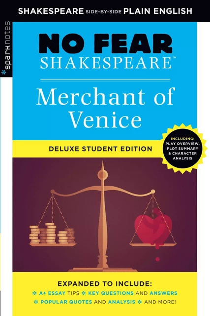 Merchant of Venice: No Fear Shakespeare Deluxe Student Edition -  SparkNotes - Spark